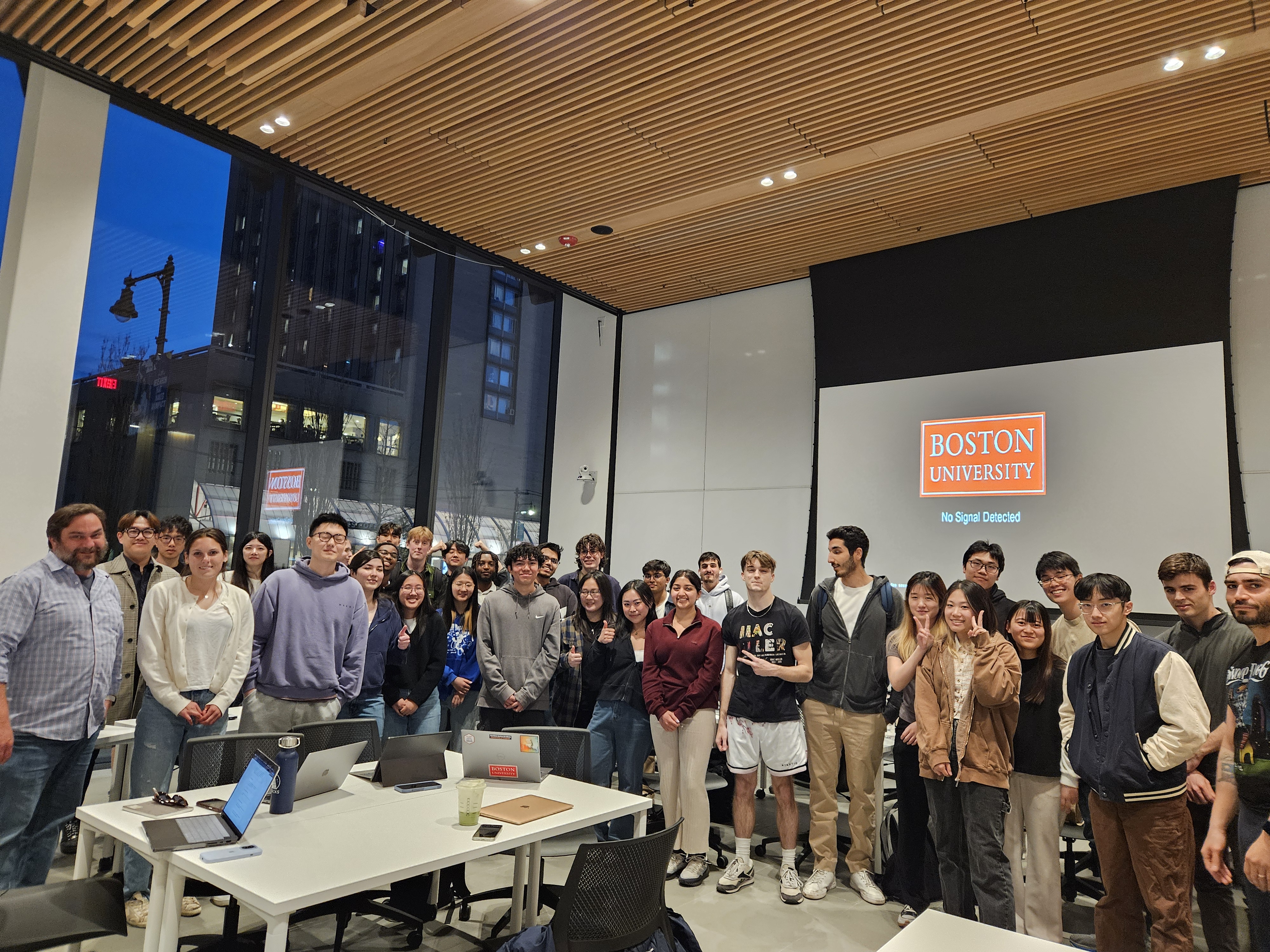 XC‑410: Spark! Data Science for Good Practicum (Spring 2024) – Final class photo after a semester of civic tech project work