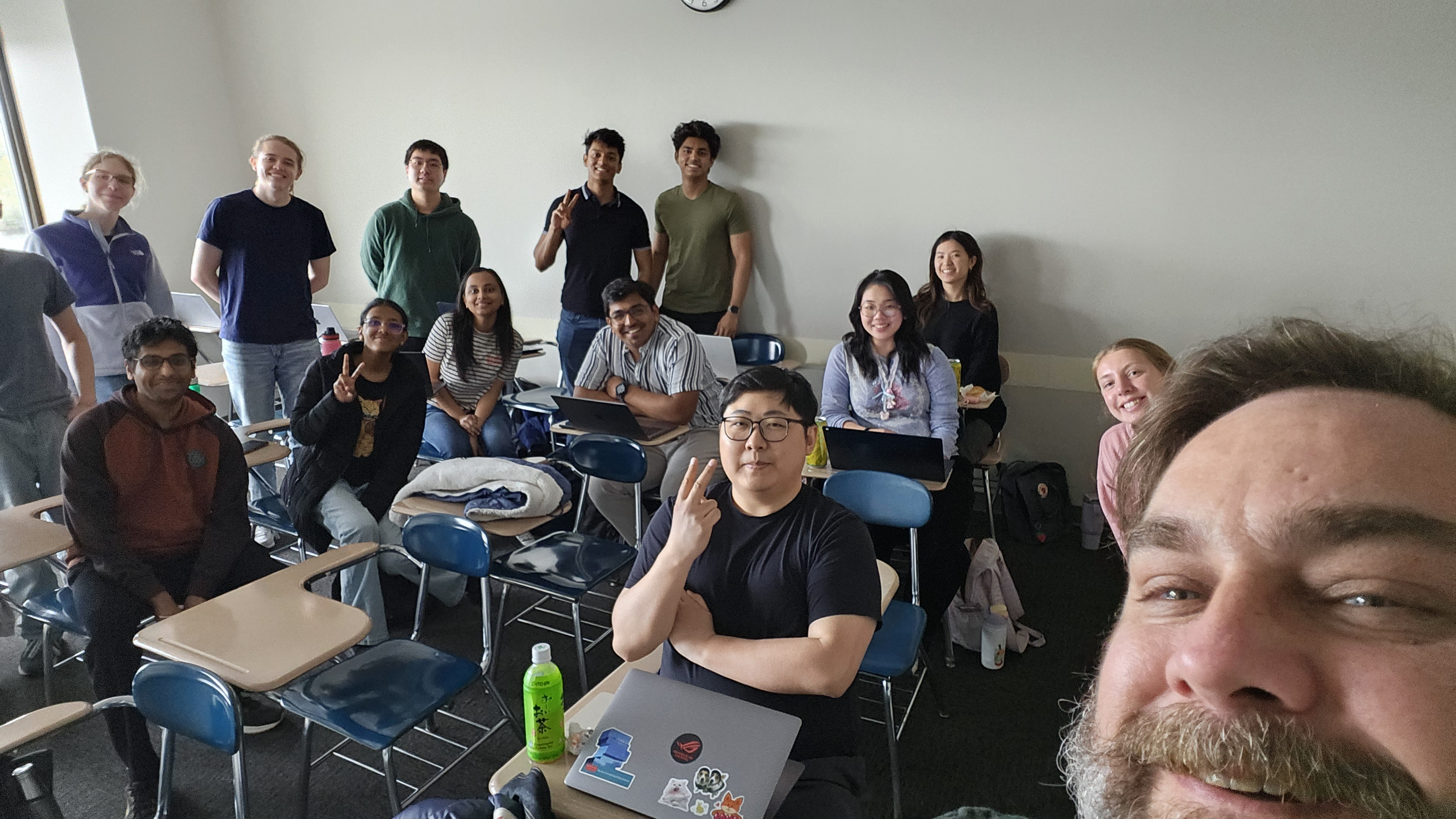 DS-551: Data Engineering@Scale (Spring 2024) – Final class photo after a semester building scalable data infrastructure